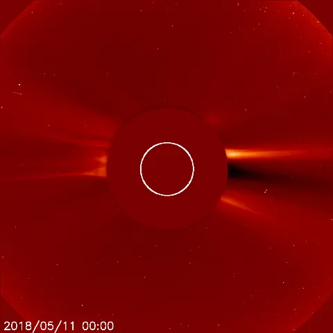 Image of solar wind