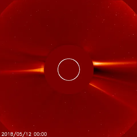 Image of solar wind