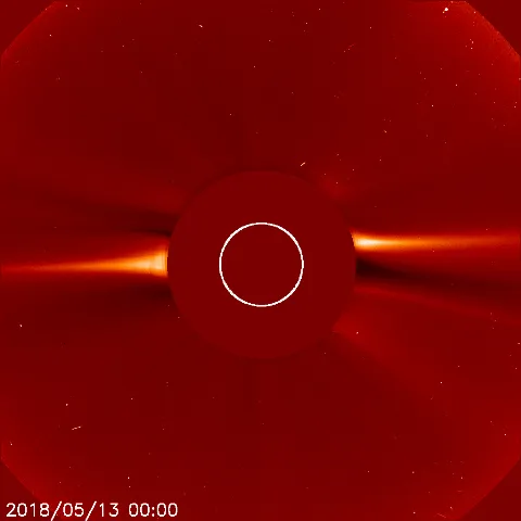 Image of solar wind