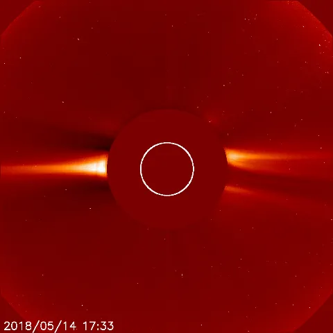 Image of solar wind