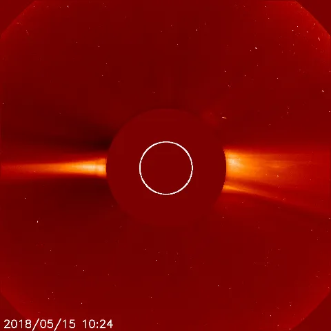 Image of solar wind