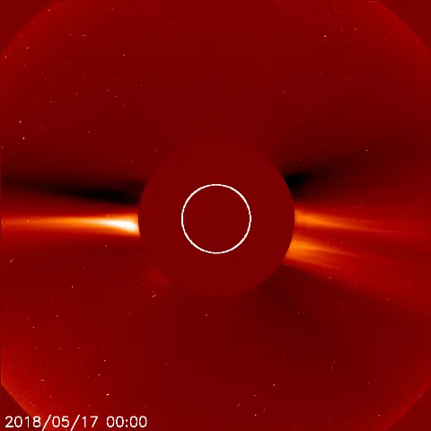 Image of solar wind