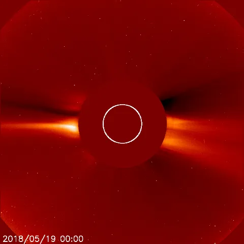 Image of solar wind