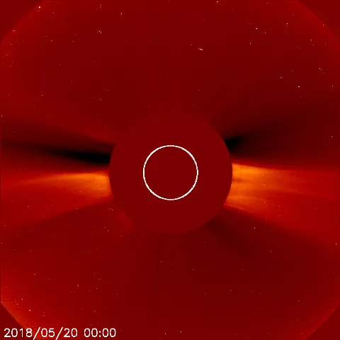 Image of solar wind