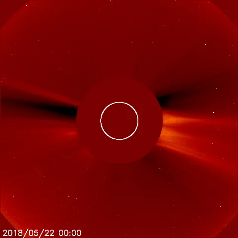 Image of solar wind