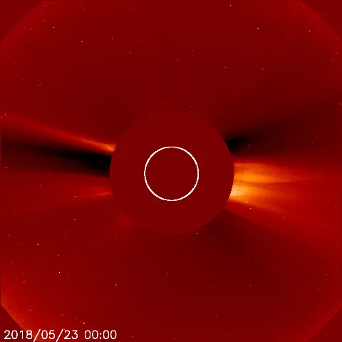 Image of solar wind