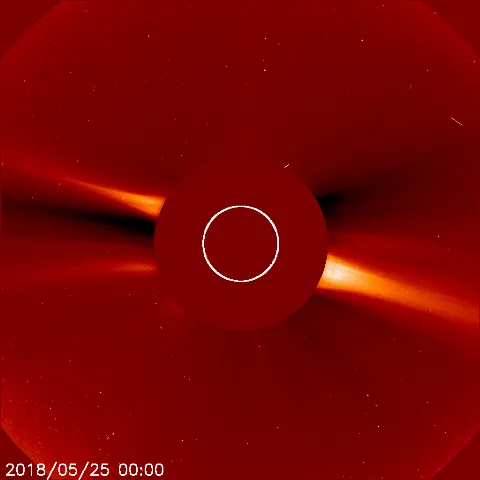 Image of solar wind