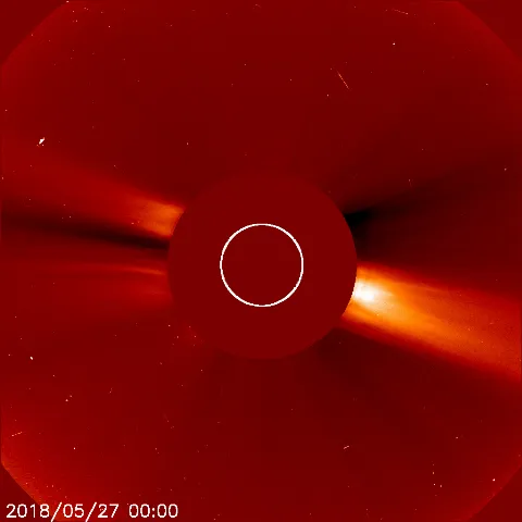 Image of solar wind