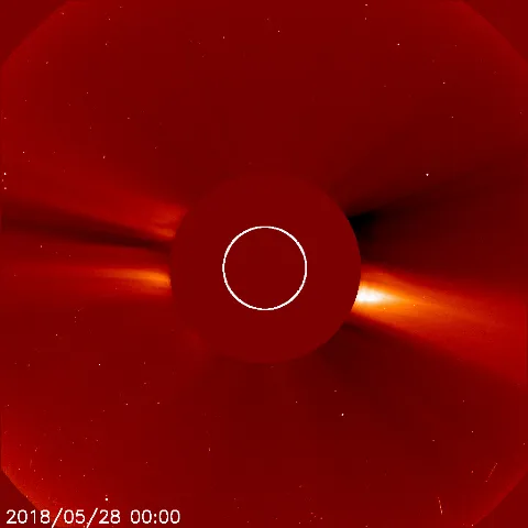 Image of solar wind