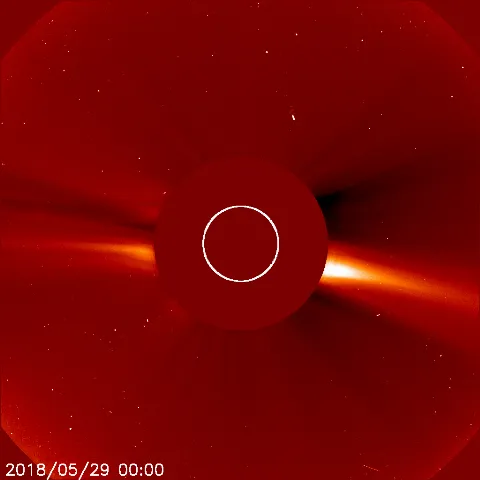 Image of solar wind