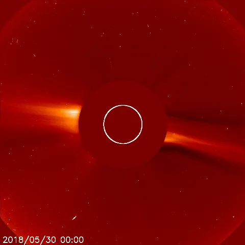 Image of solar wind