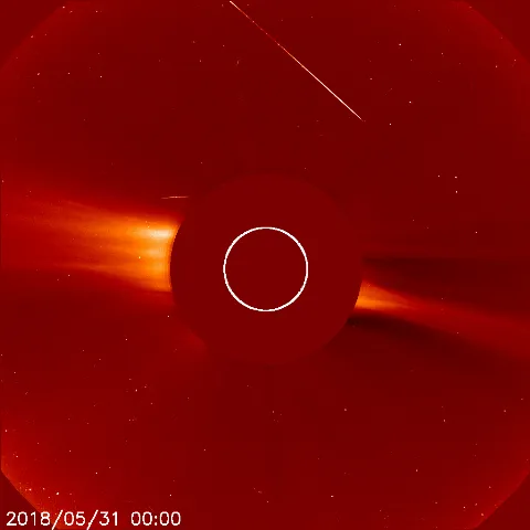 Image of solar wind