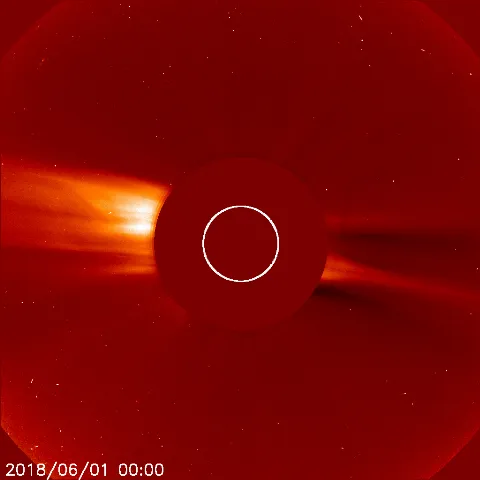 Image of solar wind