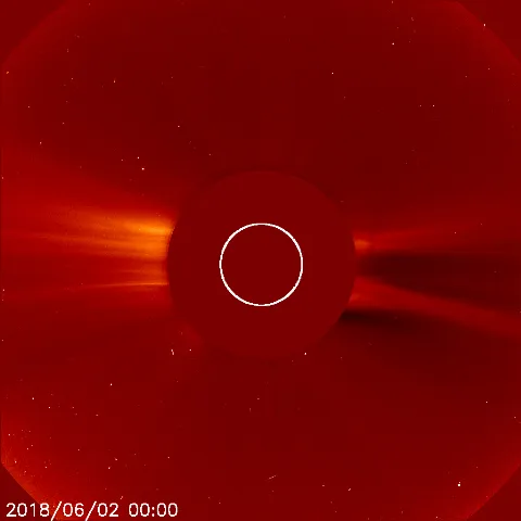 Image of solar wind