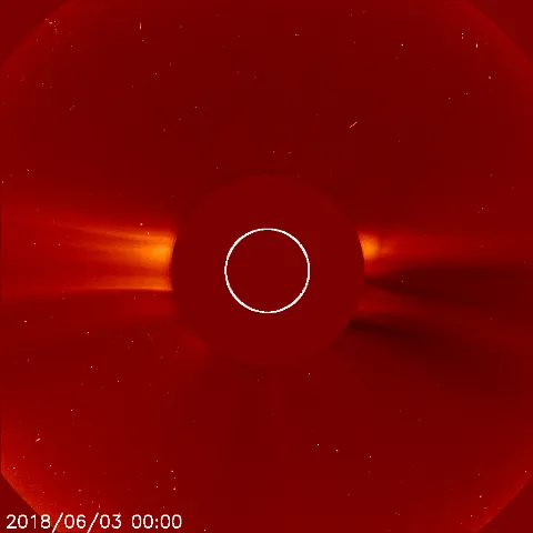 Image of solar wind