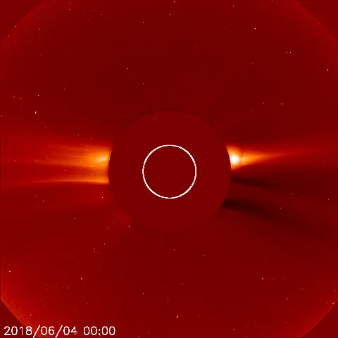 Image of solar wind