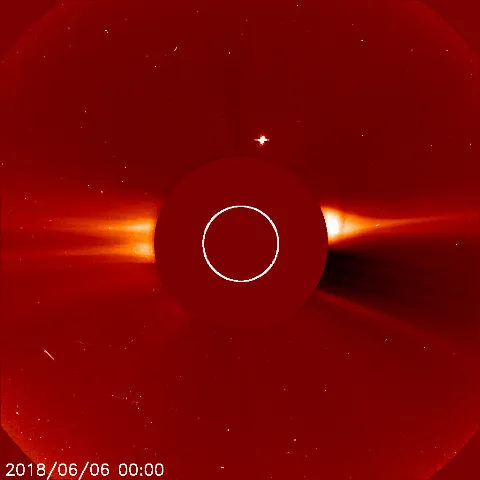 Image of solar wind