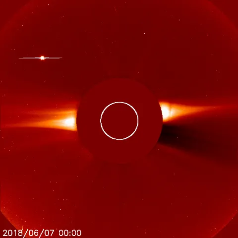 Image of solar wind