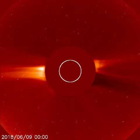 Image of solar wind