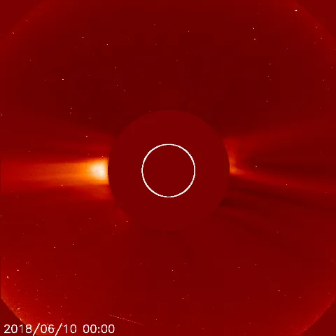 Image of solar wind