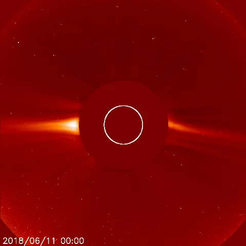 Image of solar wind