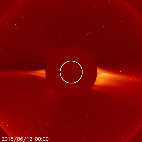 Image of solar wind