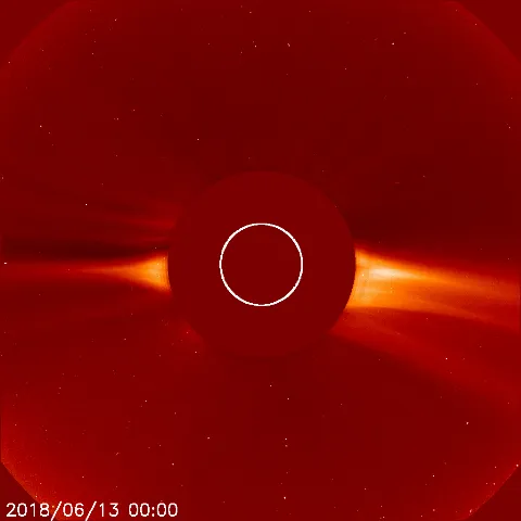 Image of solar wind