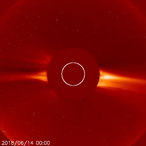 Image of solar wind