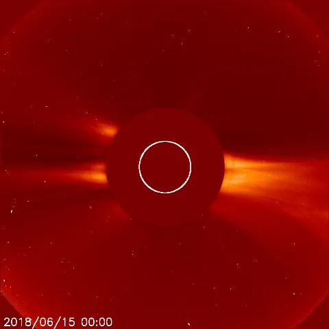 Image of solar wind