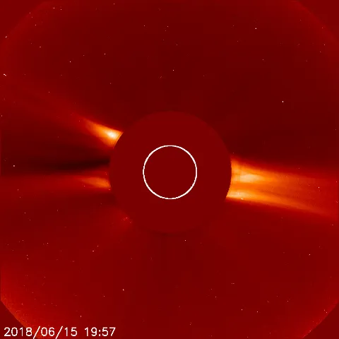 Image of solar wind