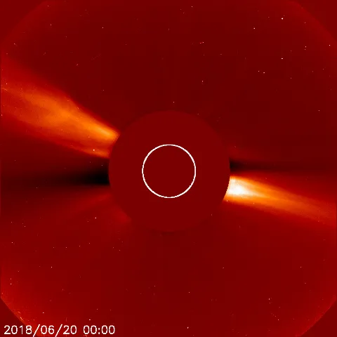 Image of solar wind