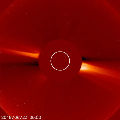 Image of solar wind