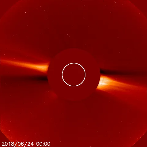 Image of solar wind