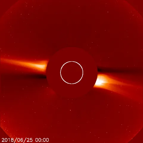 Image of solar wind