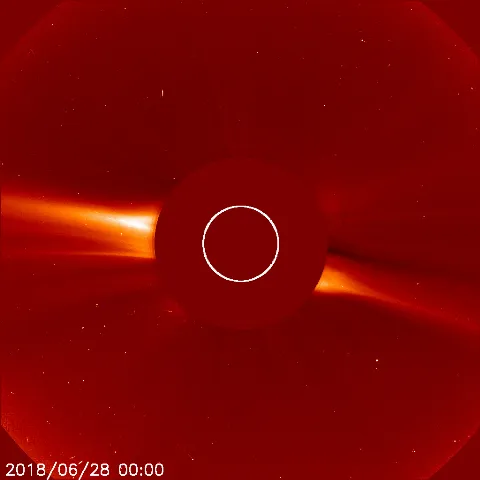 Image of solar wind