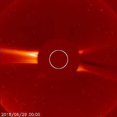 Image of solar wind