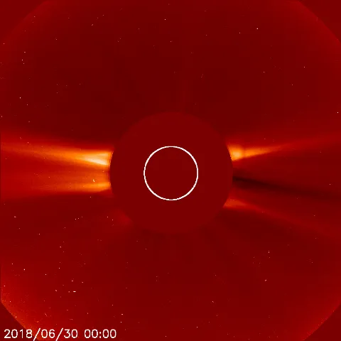 Image of solar wind