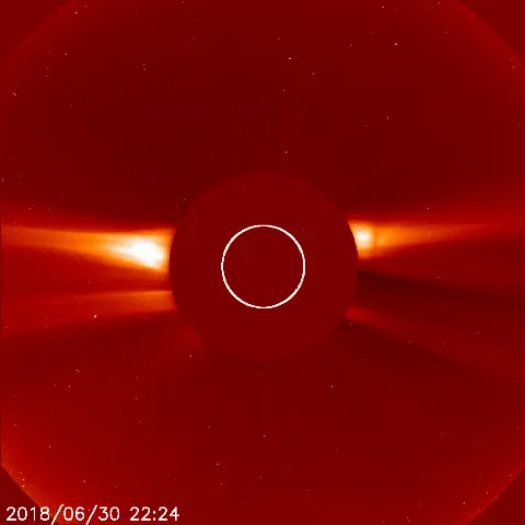 Image of solar wind