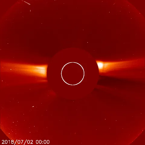 Image of solar wind