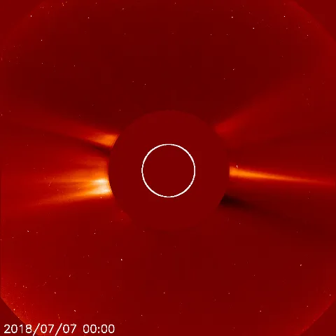 Image of solar wind