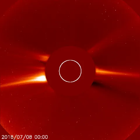 Image of solar wind