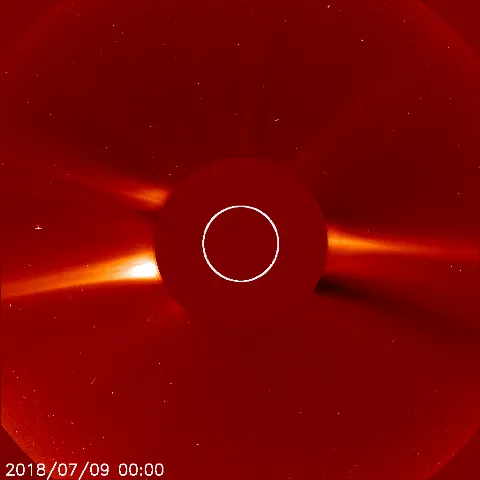 Image of solar wind