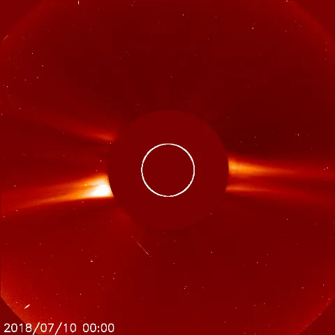 Image of solar wind