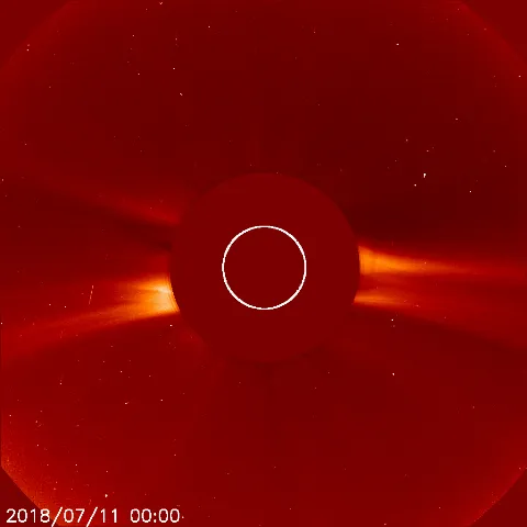 Image of solar wind