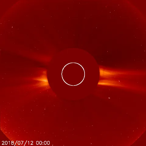 Image of solar wind