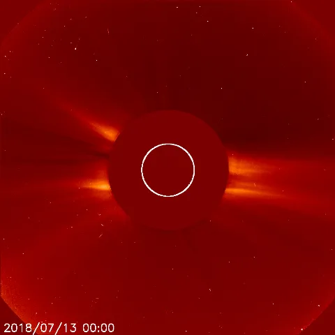 Image of solar wind