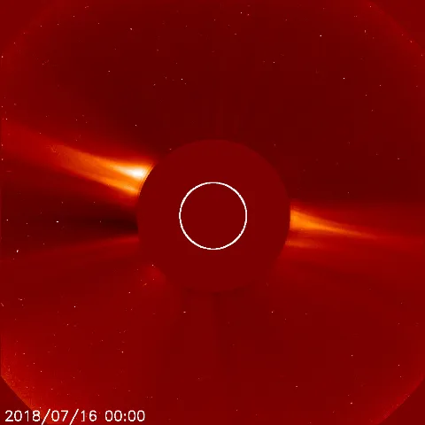 Image of solar wind