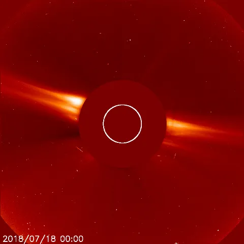 Image of solar wind