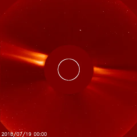 Image of solar wind