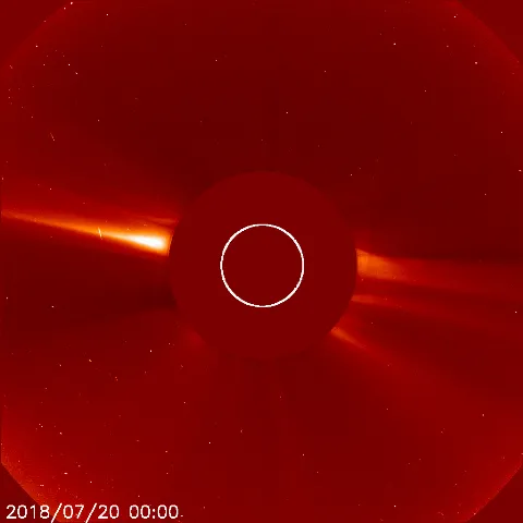 Image of solar wind